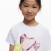 2-in-1 jurk met hartjes