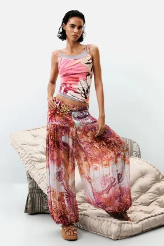2-in-1 top met bandjes