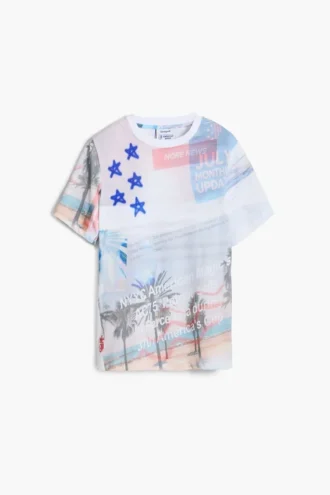 American Magic T-shirt met print