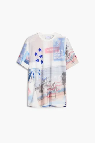 American Magic T-shirt met print