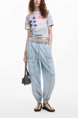 American Magic T-shirt met print