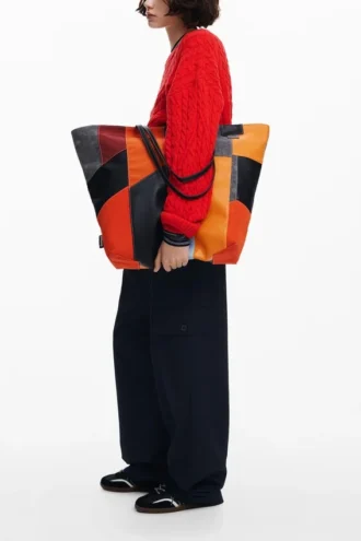 Arty Patch-tassen met grote hengsels