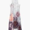 Asymmetrische bloemenjurk