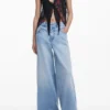 Asymmetrische chiffonblouse