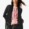 Asymmetrische jas van 100% leer Masha Popova