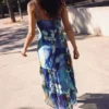 Asymmetrische jurk met print