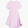 Asymmetrische korte jurk