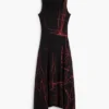 Asymmetrische mouwloze jurk