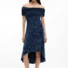 Asymmetrische tie-dye jurk