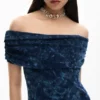 Asymmetrische tie-dye jurk
