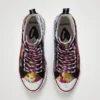 Aziatische Patchwork hoge platform Sneakers