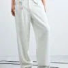 Baggy broek met knopen