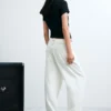 Baggy broek met knopen