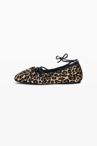 Ballerina’s met leerprint