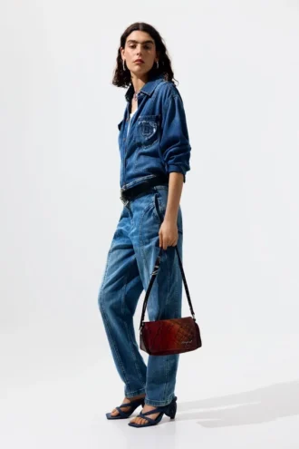 Ballonjeans met naden