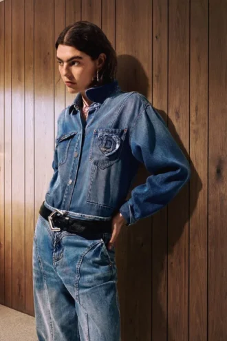Ballonjeans met naden