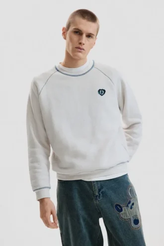 Basic gebreid sweatshirt