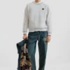 Basic gebreid sweatshirt