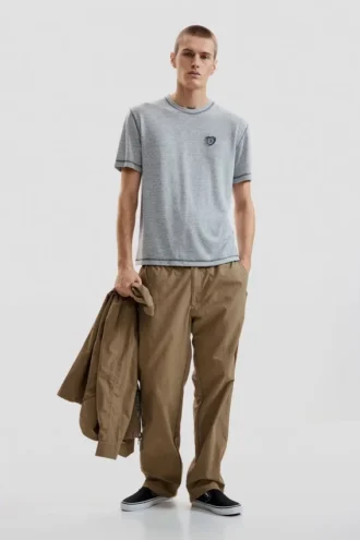 Basic gebreid T-shirt