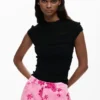 Basic T-shirt met korte mouwen