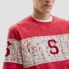 Bedrukt gebreid T-shirt