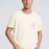 Bedrukt katoen T-shirt