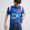 Bedrukt katoen T-shirt