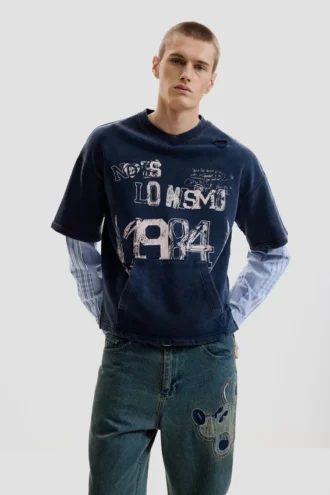 Bedrukt sweatshirt met lange mouwen