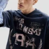 Bedrukt sweatshirt met lange mouwen