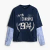Bedrukt sweatshirt met lange mouwen