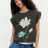 Bedrukt T-shirt 100% katoen