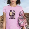 Bedrukt T-shirt met korte mouwen