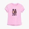 Bedrukt T-shirt met korte mouwen