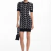 Bedrukte mini-jurk M. Christian Lacroix