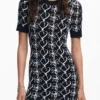 Bedrukte mini-jurk M. Christian Lacroix