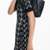 Bedrukte mini-jurk M. Christian Lacroix