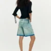 Bermuda’s van bedrukt denim