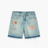 Bermuda’s van bedrukt denim