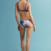 Bikinitop met glanseffect