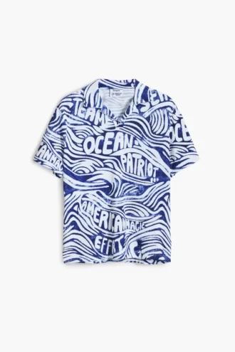 Blauw American Magic-overhemd