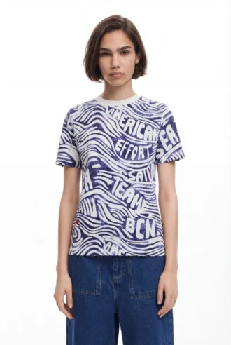 Blauw American Magic T-shirt