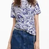 Blauw American Magic T-shirt