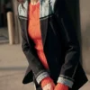 Blazers van twee materialen