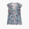 Blouse met bloemenprint