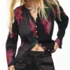 Blouse met bloemenprint