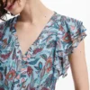 Blouse met bloemenprint