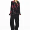 Blouse met bloemenprint