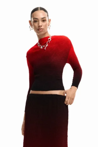 Blouse met kleurverloop