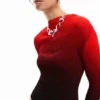 Blouse met kleurverloop