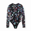 Body’s met fantasievolle stippenprint